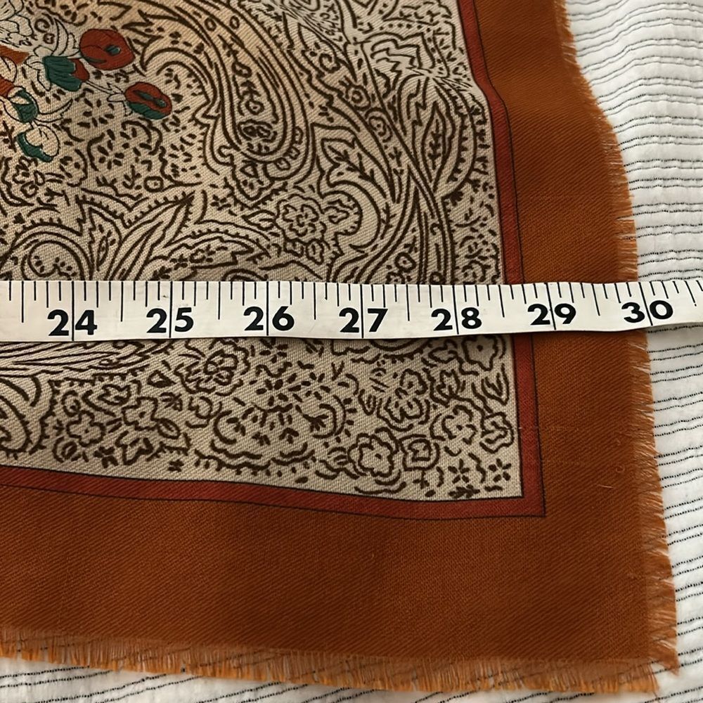 Floral Patterned Scarf-Rayon - Picture 6 of 10